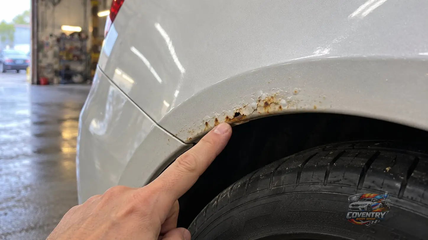 Can rust be painted over on a car?