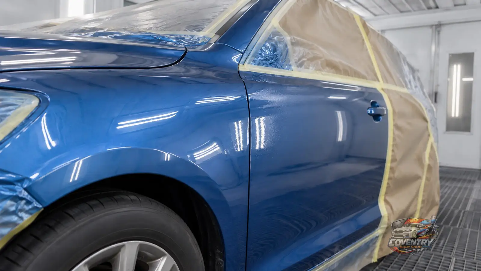 What is blending in car paint repair?