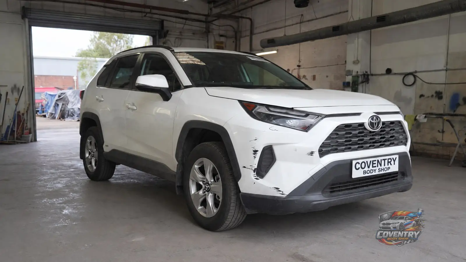 When should I contact a bodyshop about car damage?