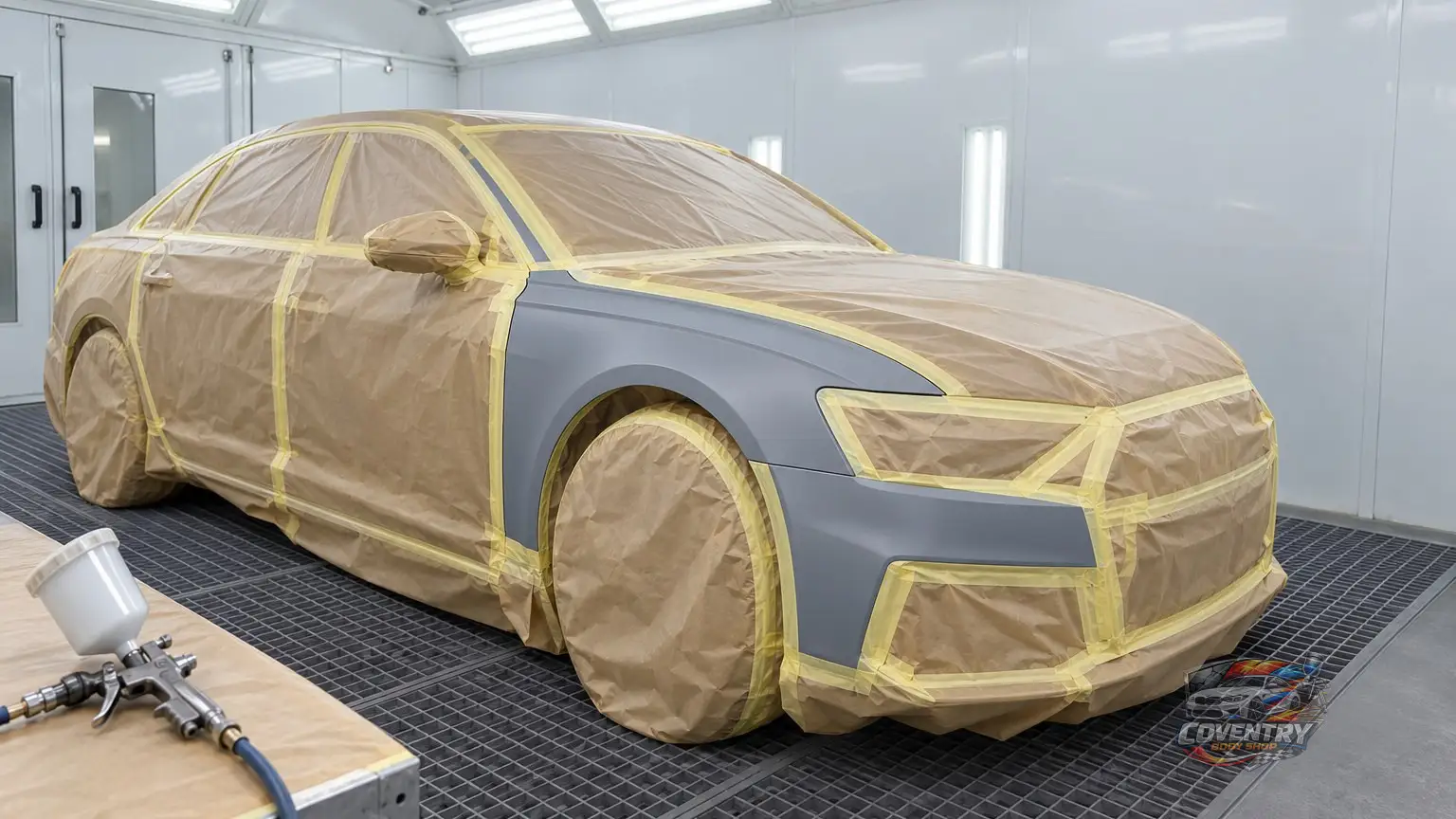 How long will a body shop need my car for paintwork?