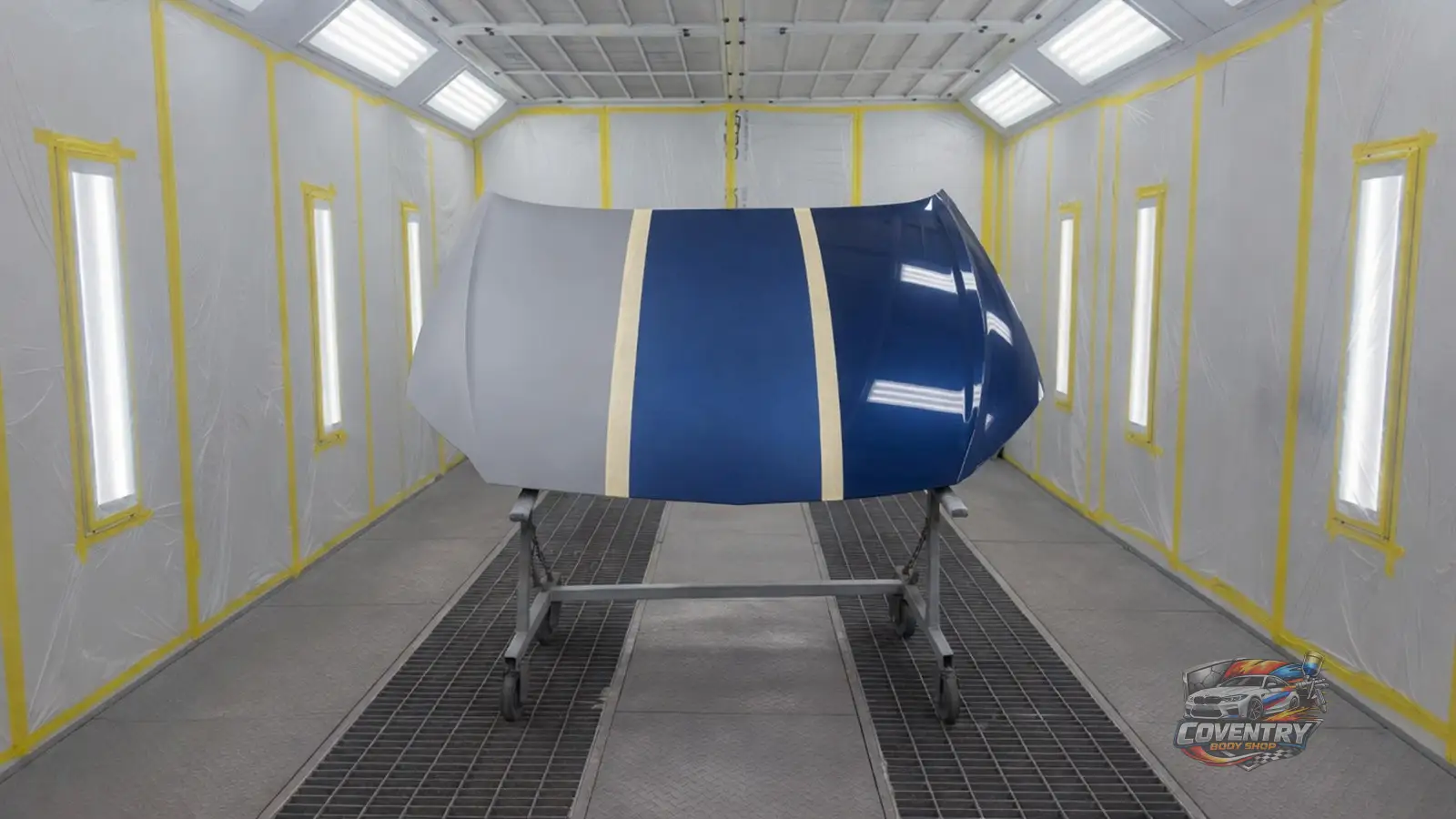 Why does the number of paint coats vary between repairs?