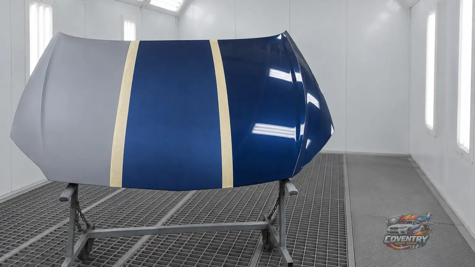 Why does the number of paint coats vary between repairs?